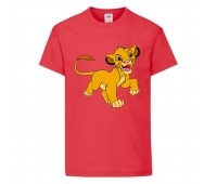 Футболка детская Король Лев (Lion King) красная (LK-simba-5-red) 152 см Футболка детская Король Лев (Lion King) красная (LK-simba-5-red) 152 см