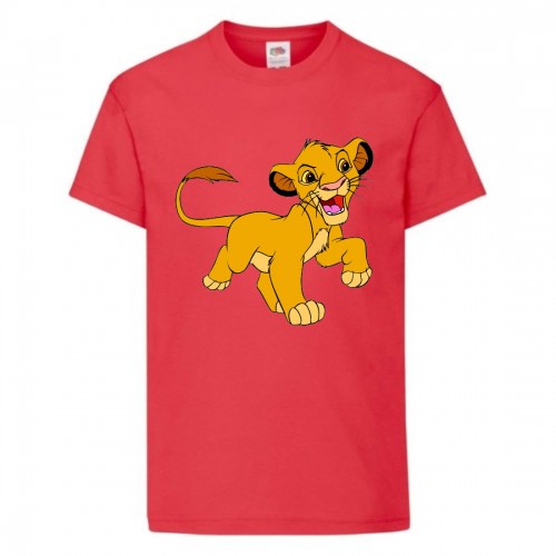 Футболка детская Король Лев (Lion King) красная (LK-simba-5-red) 152 см Футболка детская Король Лев (Lion King) красная (LK-simba-5-red) 152 см