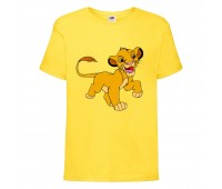Футболка детская Король Лев (Lion King) желтая (LK-simba-5-yellow) 152 см Футболка детская Король Лев (Lion King) желтая (LK-simba-5-yellow) 152 см
