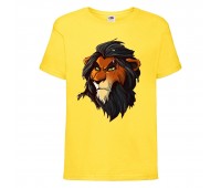Футболка детская Король Лев  (Lion King) желтая (LK-shram-yellow) 104 см