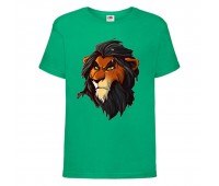 Футболка детская Король Лев  (Lion King) зеленая (LK-shram-green) 104 см
