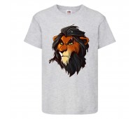 Футболка детская Король Лев  (Lion King) серая (LK-shram-gray) 104 см