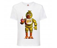 Футболка детская Аниматроник 07 (Animatronik ANI wh 07) белая 140 см