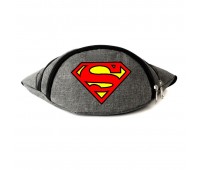 Сумка Бананка на пояс Супермен Марвел Superman  (Marvel-SM) Cappuccino Toys серая