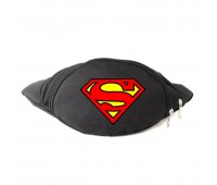 Сумка Бананка на пояс Супермен Марвел Superman  (Marvel-SM) Cappuccino Toys черная