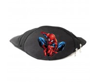 Сумка Бананка на пояс Человек Паук Марвел Spiderman (Marvel-SpM) Cappuccino Toys черная