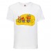 Футболка детская Три Кота 1 (Three Cats 1 TC wh 1) белая 98 см