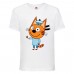 Футболка детская Три Кота 7 (Three Cats 7 TC wh 7) белая 98 см