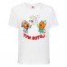 Футболка детская Три Кота 02 (Three Cats 02 TC wh 02) белая 98 см