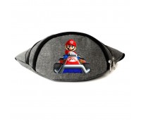 Сумка Бананка на пояс Супер братья Марио Mario (OB-SM-01) Cappuccino Toys серая