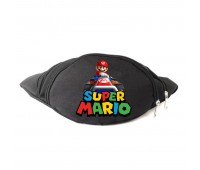 Сумка Бананка на пояс Супер братья Марио Mario (OB-SM-02) Cappuccino Toys черная