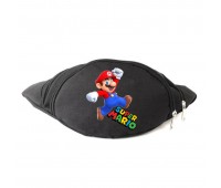 Сумка Бананка на пояс Супер братья Марио Mario (OB-SM-05) Cappuccino Toys черная