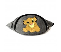 Сумка Бананка на пояс Король Лев Симба Lion King (OB-LK-01) Cappuccino Toys серая