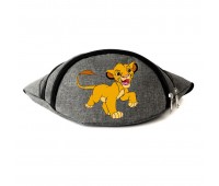 Сумка Бананка на пояс Король Лев Симба Lion King (OB-LK-02) Cappuccino Toys серая