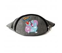Сумка Бананка на пояс Огги и Тараканы (OB-Огги и Кукарачи-03) Cappuccino Toys серая