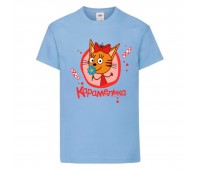 Футболка детская Три Кота 6 (Three Cats 6 TC lblu 6) голубая 104 см