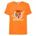 Футболка детская Три Кота 6 (Three Cats 6 TC or 6) оранжевая 104 см