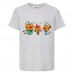 Футболка детская Три Кота 3 (Three Cats 3 TC gr 3) серая 104 см