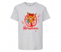 Футболка детская Три Кота 6 (Three Cats 6 TC gr 6) серая 104 см