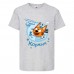 Футболка детская Три Кота 8 (Three Cats 8 TC gr 8) серая 104 см