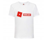 Футболка детская Роблокс (Roblox-03) белая 116 см