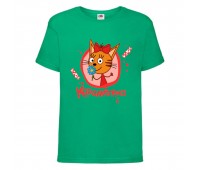 Футболка детская Три Кота 6 (Three Cats 6 TC grn 6) зеленая 104 см