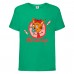 Футболка детская Три Кота 6 (Three Cats 6 TC grn 6) зеленая 104 см