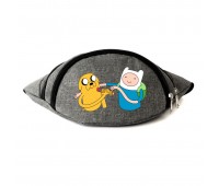 Сумка Бананка на пояс Время приключений Adventure Times  (AT-06) Cappuccino Toys серая