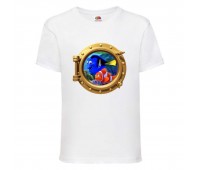 Футболка детская Немо  (Nemo) белая (NEMO-003-white) 104 см
