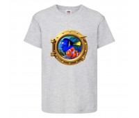 Футболка детская Немо  (Nemo) серая (NEMO-003-gray) 104 см