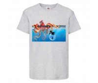 Футболка детская Немо  (Nemo) серая (NEMO-004-gray) 104 см