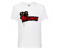 Футболка детская Хэллоуин (Halloween) белая (halloween-02-white) 104 см Футболка детская Хэллоуин (Halloween) белая (halloween-02-white) 104 см