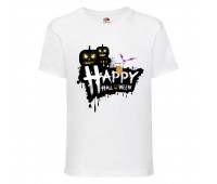 Футболка детская Хэллоуин (Halloween) белая (halloween-05-white) 164 см Футболка детская Хэллоуин (Halloween) белая (halloween-05-white) 164 см