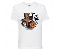 Футболка детская Хэллоуин (Halloween) белая (halloween-06-white) 152 см Футболка детская Хэллоуин (Halloween) белая (halloween-06-white) 152 см