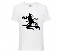 Футболка детская Хэллоуин (Halloween) белая (halloween-011-white) 104 см Футболка детская Хэллоуин (Halloween) белая (halloween-011-white) 104 см