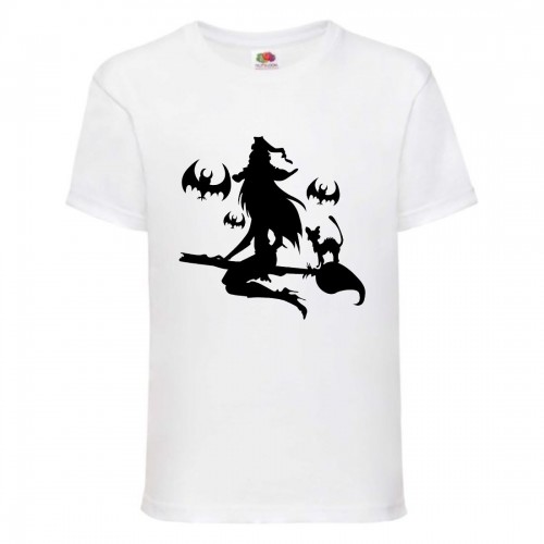 Футболка детская Хэллоуин (Halloween) белая (halloween-011-white) 104 см Футболка детская Хэллоуин (Halloween) белая (halloween-011-white) 104 см