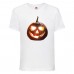 Футболка детская Хэллоуин  (Halloween) белая (halloween-012-white) 128 см