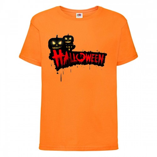 Футболка детская Хэллоуин (Halloween) оранжевая (halloween-02-orange) 164 см Футболка детская Хэллоуин (Halloween) оранжевая (halloween-02-orange) 164 см