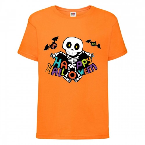 Футболка детская Хэллоуин (Halloween) оранжевая (halloween-03-orange) 164 см Футболка детская Хэллоуин (Halloween) оранжевая (halloween-03-orange) 164 см