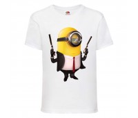 Футболка Миньоны 2 (Minions) белая (MIN wh 2) 98 см
