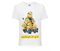 Футболка Миньоны 4 (Minions) белая (MIN wh 4) 98 см