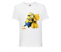 Футболка Миньоны 5 (Minions) белая (MIN wh 5) 98 см