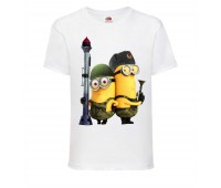 Футболка Миньоны 6 (Minions) белая (MIN wh 6) 98 см