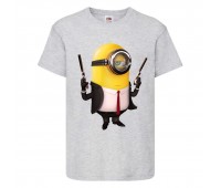 Футболка Миньоны 2 (Minions) серая (MIN gr 2) 98 см