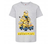 Футболка Миньоны 4 (Minions) серая (MIN gr 4) 98 см