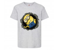 Футболка Миньоны 5 (Minions) серая (MIN gr 5) 98 см