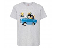 Футболка Миньоны 8 (Minions) серая (MIN gr 8) 98 см