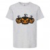Футболка детская Хэллоуин  (Halloween) серая (halloween-014-gray) 104 см