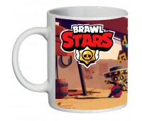 Кружка Бравл Старс Brawl Stars SuperCup (чашка-SC-BS25)