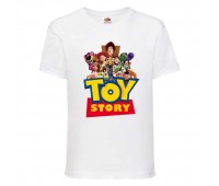 Футболка История игрушек 3 (Toy Story) белая (TST wh 3) 128 см